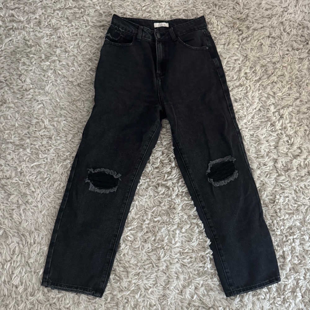 Elan Charcoal Denim Jeans